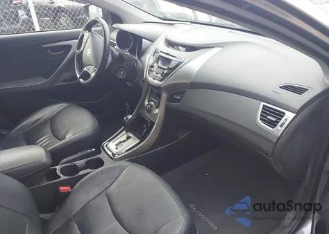 2013 Hyundai Elantra Limited from USA, damaged, VIN 5NPDH4AE1DH228786